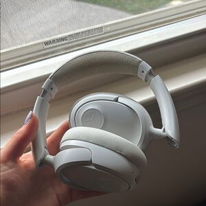 Sleek White Over-Ear Headphones